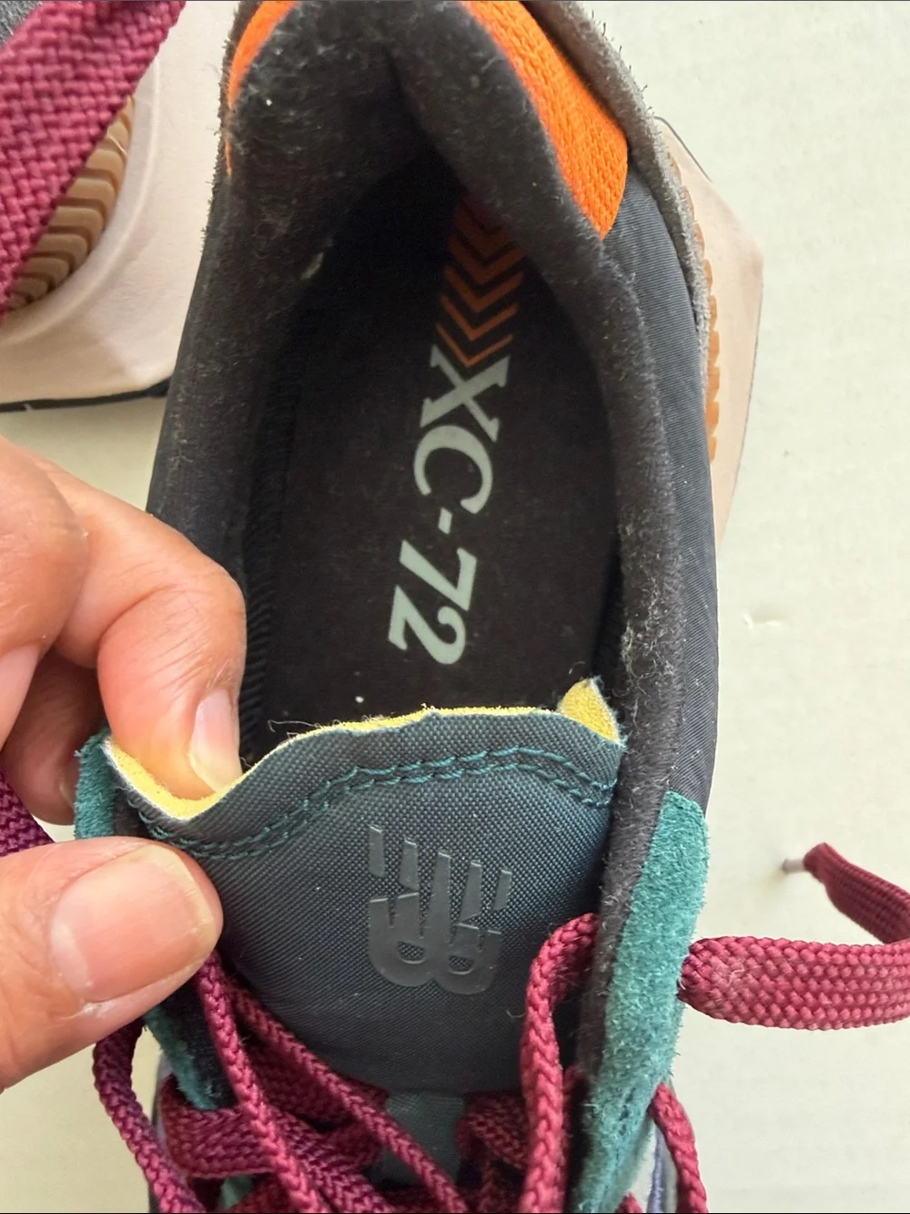 New balance XC-72 mens sz 6.5 athletic trainer multi color new - Picture 5 of 13